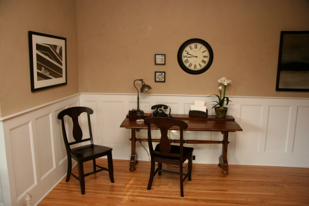 Пример оригинального дизайна: кабинет в стиле ретро
