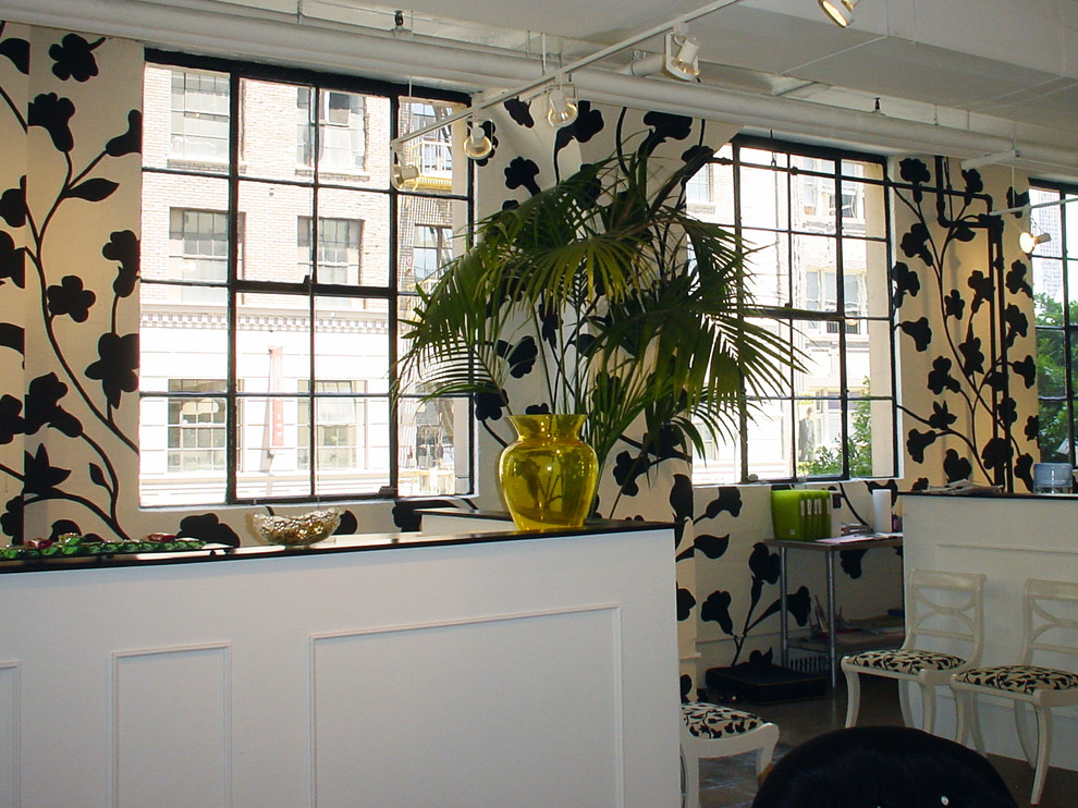 Home office - industrial home office idea in Los Angeles