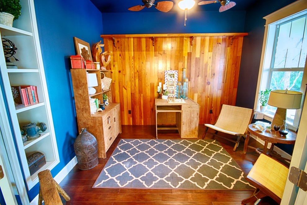Design ideas for an eclectic home office in Orlando.