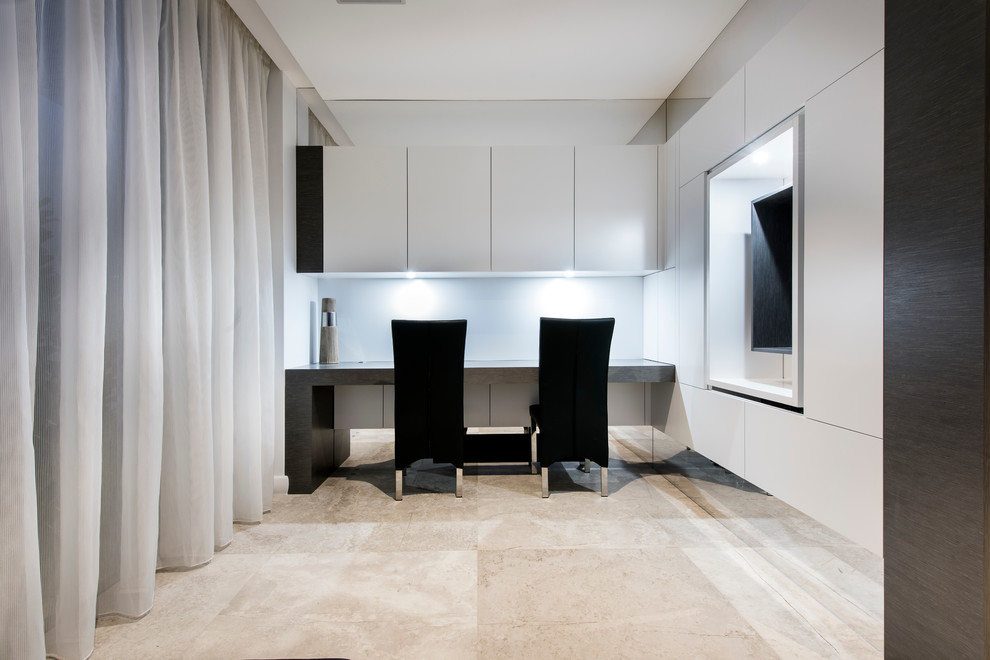 Свежая идея для дизайна: кабинет в современном стиле - отличное фото интерьера