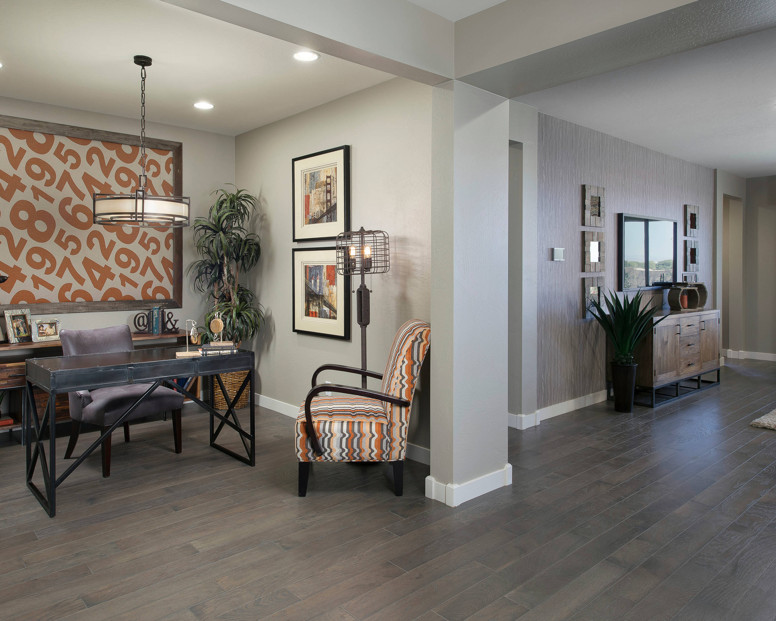 Gray Hardwood Floor Houzz, Modern Gray Hardwood Floors
