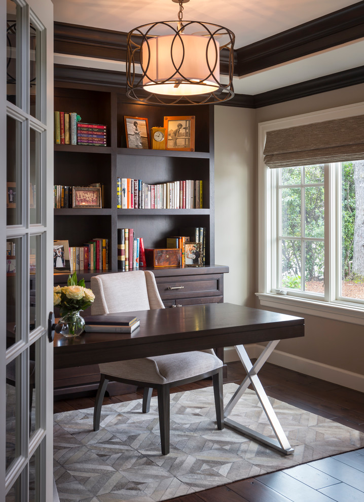 Traditional Custom Home - Transitional - Home Office - San Francisco ...