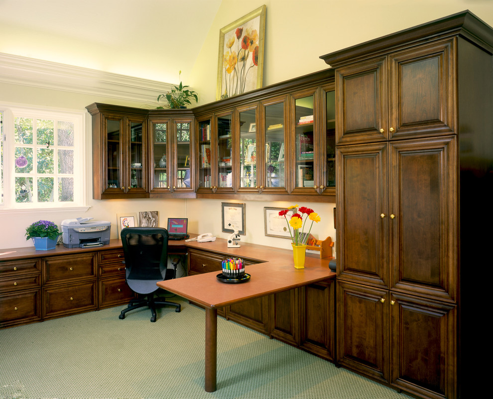 Home office - traditional home office idea in Other