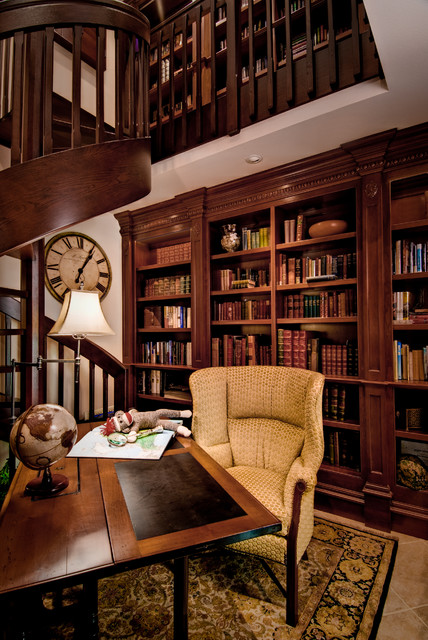 Traditional Library - Traditional - Home Office - San Francisco - by ...