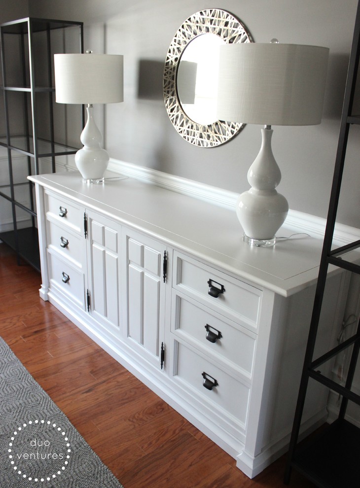 Inspiration for a contemporary home office remodel in Atlanta
