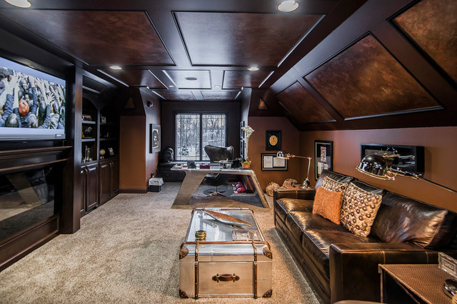 Ultimate Man Cave - Eclectic - Home Office - Columbus - by Romanelli &  Hughes Custom Home Builders | Houzz AU
