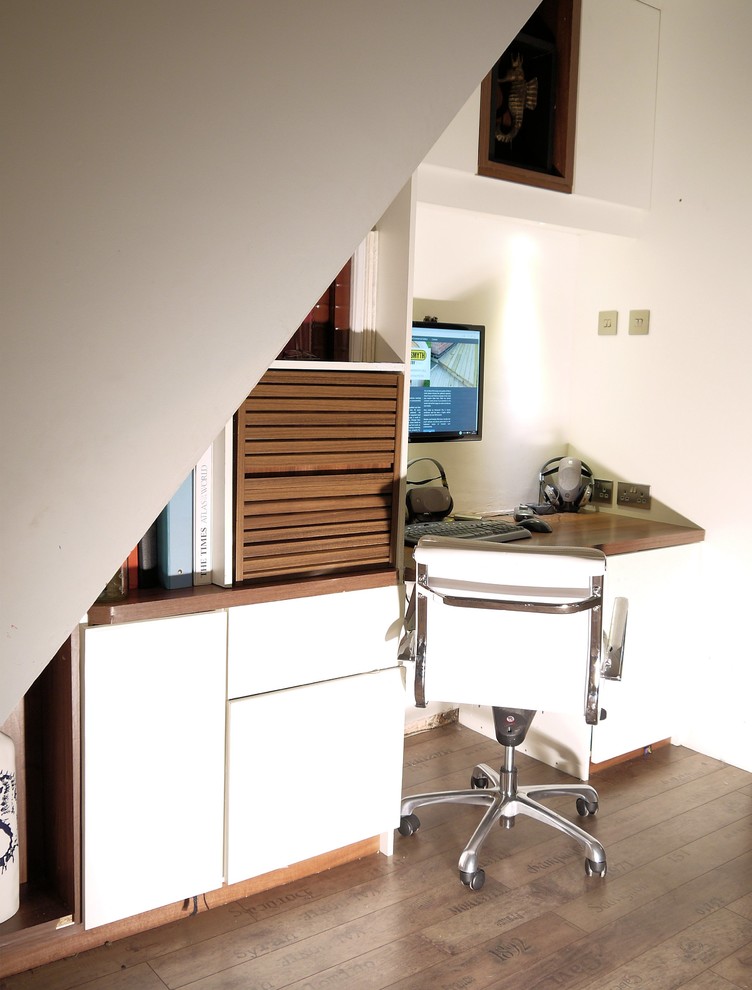 Under stairs home office Contemporary Home Office Other by