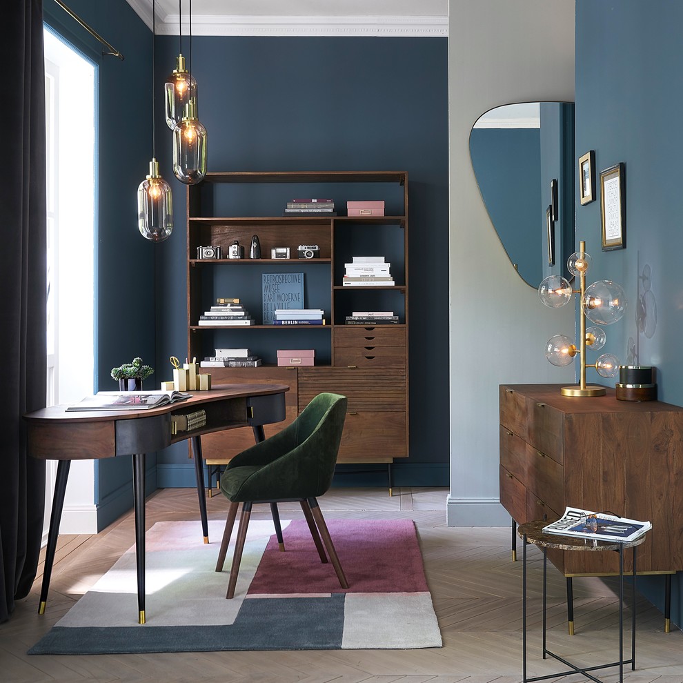 Vintage style Maisons du Monde Midcentury Home Office London