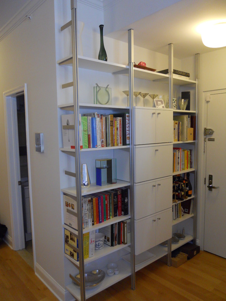 Wall System Contemporary Home Office New York by SHELF SHOP GUY