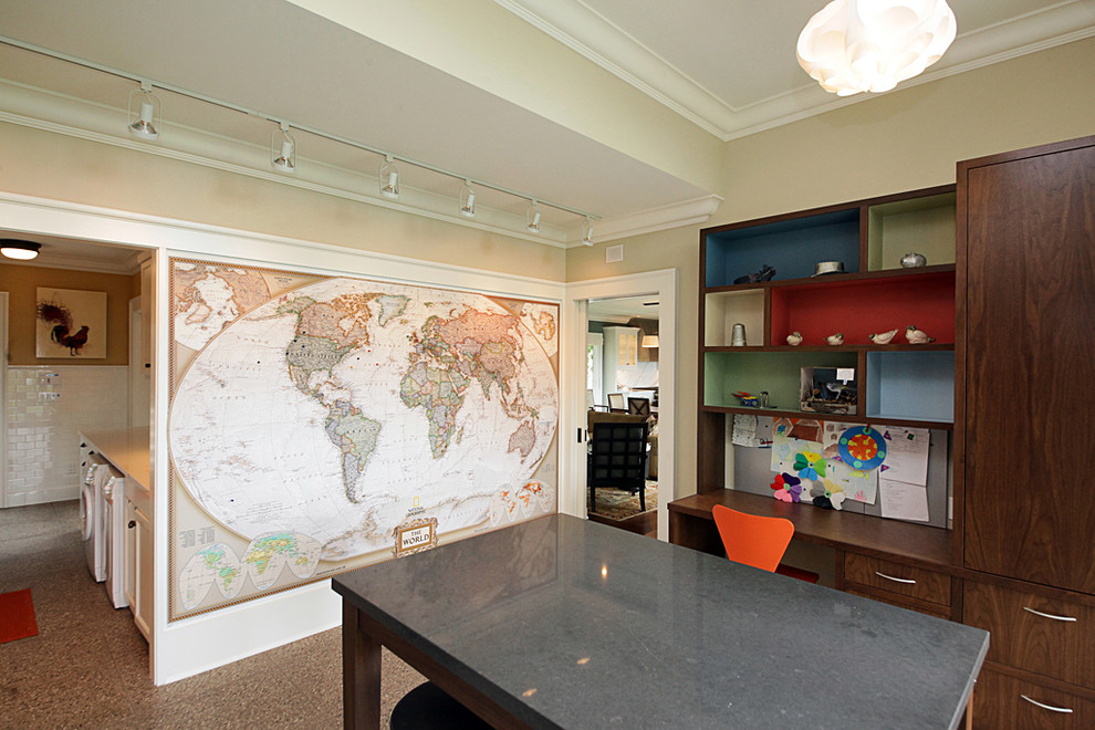 Washington Park Residence Contemporary Home Office Seattle By Richartz Studios Inc