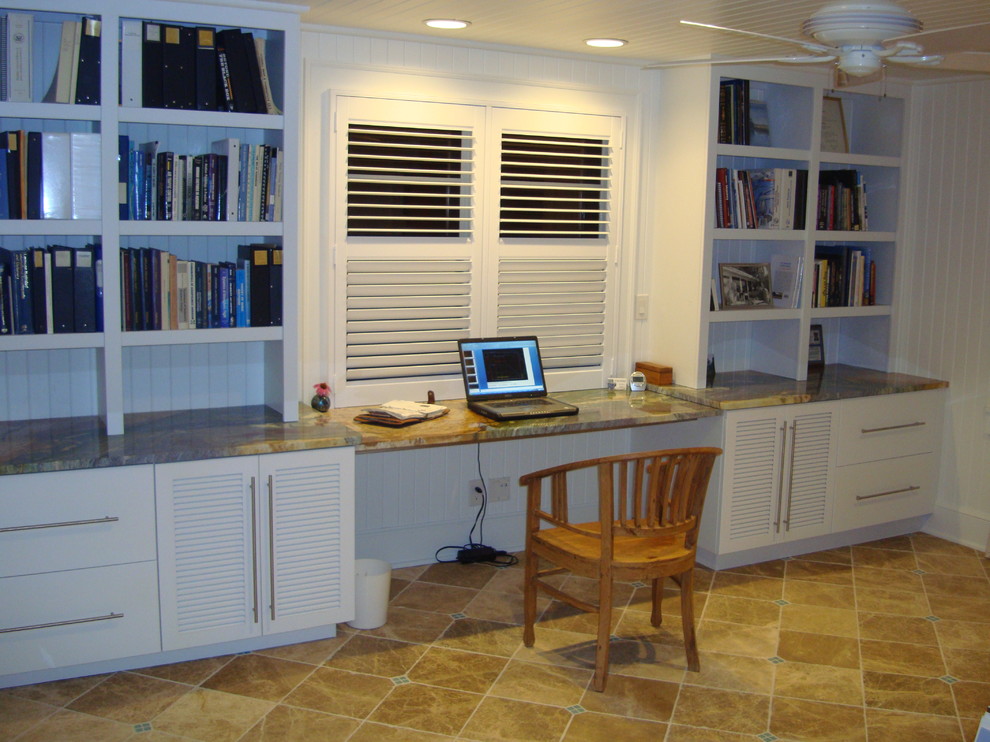 Elegant home office photo in Raleigh