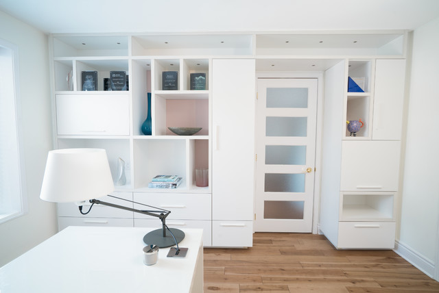 White And Baby Pink Wall Unit Unite Murale Blanche Et Rose Bebe Contemporary Home Office Montreal By Paule Bourbonnais Design Houzz Au White And Baby Pink Wall Unit Unite Murale Blanche Et Rose Bebe Contemporary Home Office Montreal By Paule Bourbonnais Design Houzz Au