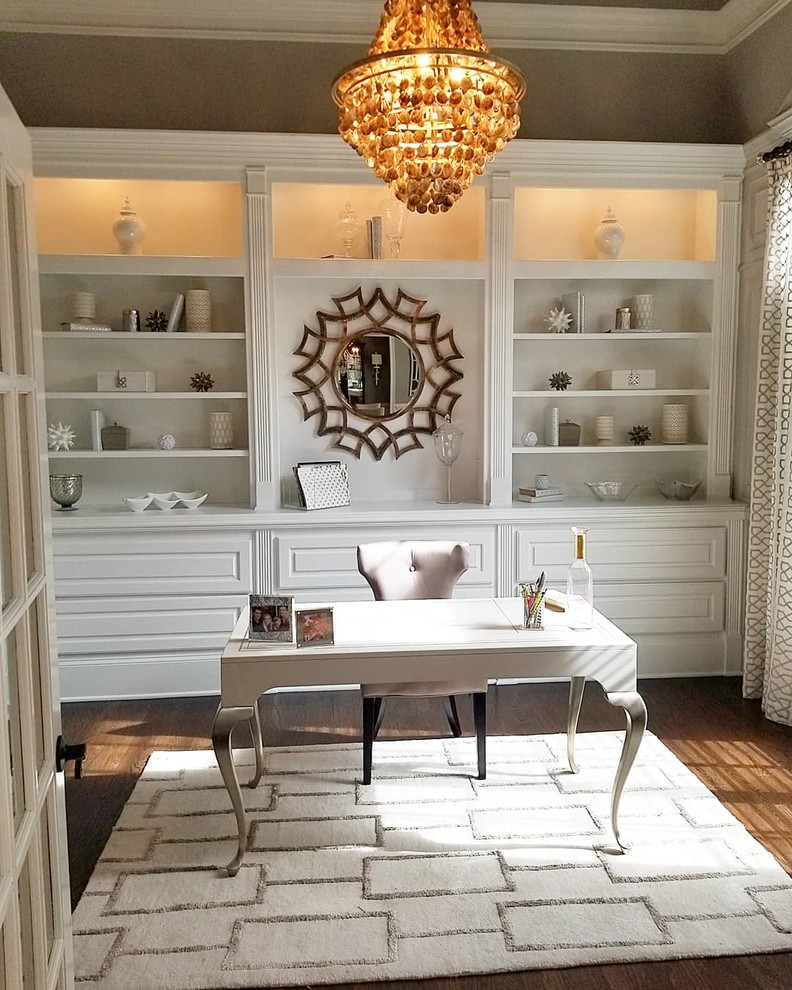 This is an example of a classic home office in Raleigh.