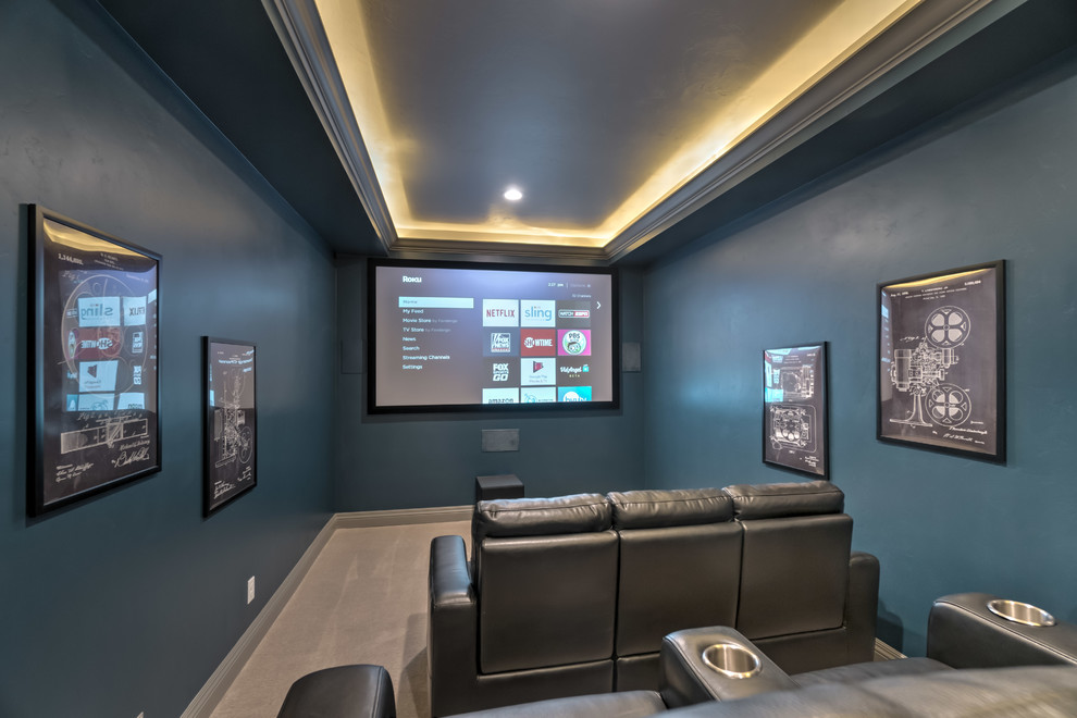 Farmhouse home cinema in Other.
