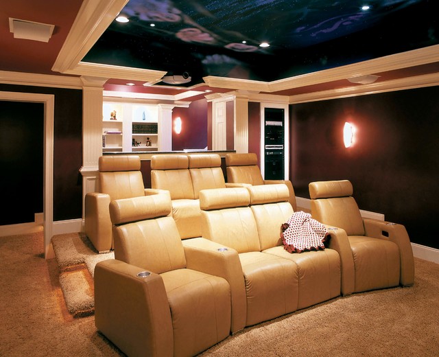 AHT Photos Contemporary Home Theatre Atlanta by Atlanta Home