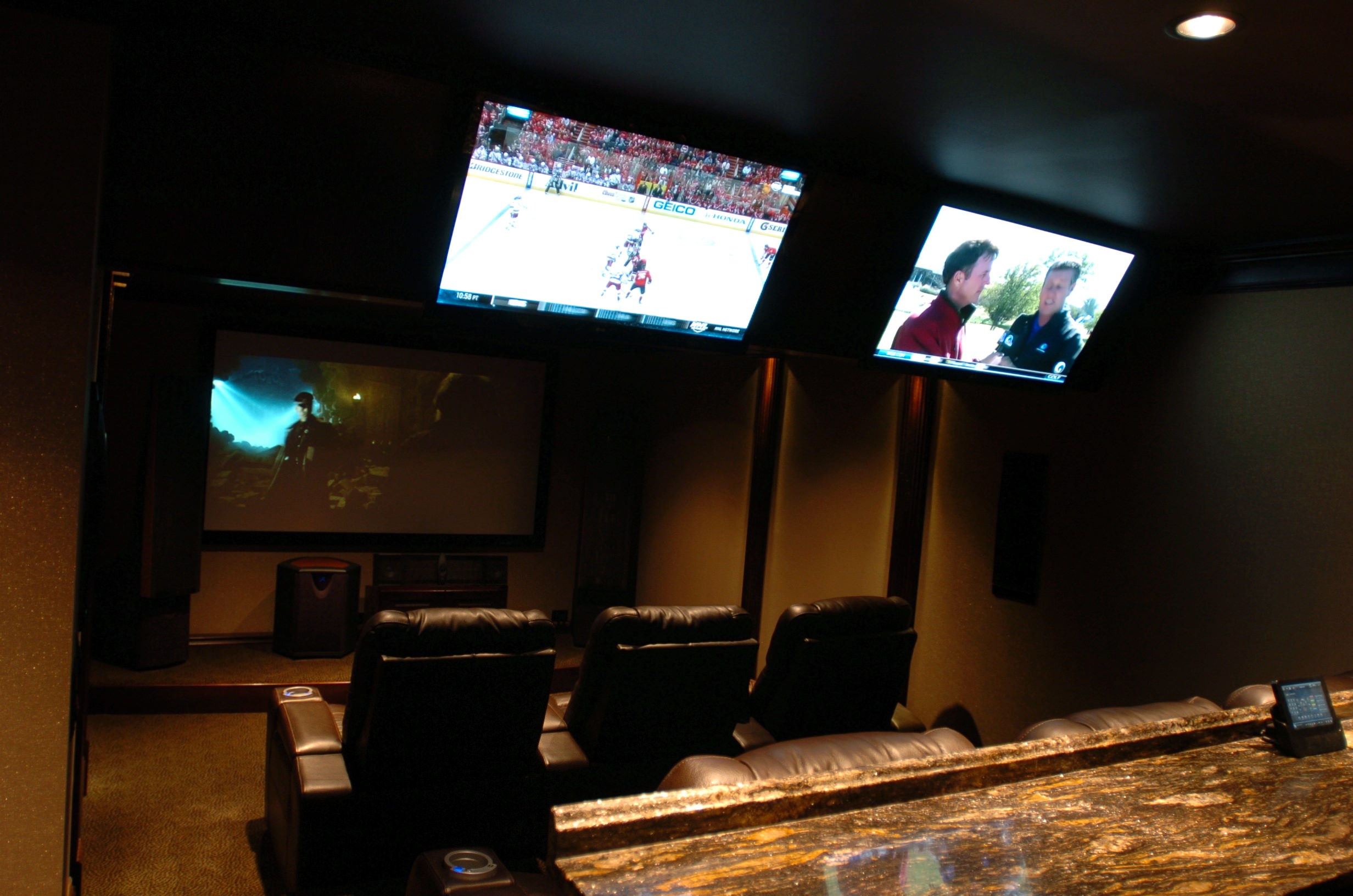 Theater Man Cave Sports Bar - Photos & Ideas