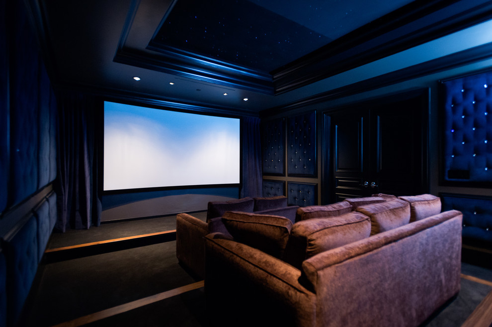 Arbutus Classic Luxury Transitional Home Cinema Vancouver by