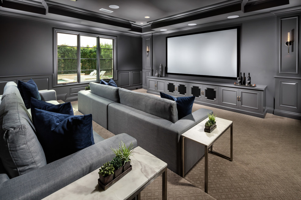 Traditional Home Theater Traditional Home Theater Los Angeles Houzz