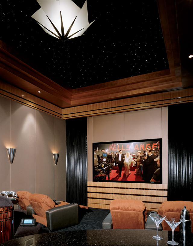 Art Deco Home Theater Seating