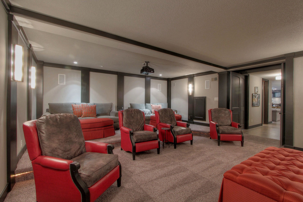 Aspen Ridge II Floor Plan Traditional Home Theater Kansas City