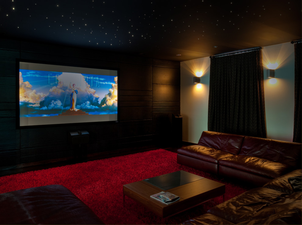 Стильный дизайн: домашний кинотеатр в классическом стиле - последний тренд
