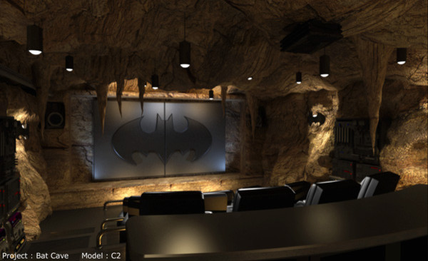 Inspiration for a contemporary home theater remodel in Vancouver