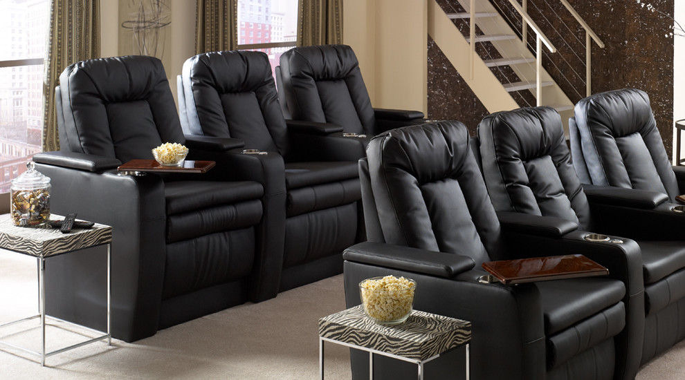 Bellagio Back Row Home Theater Orange County by Seatcraft Houzz