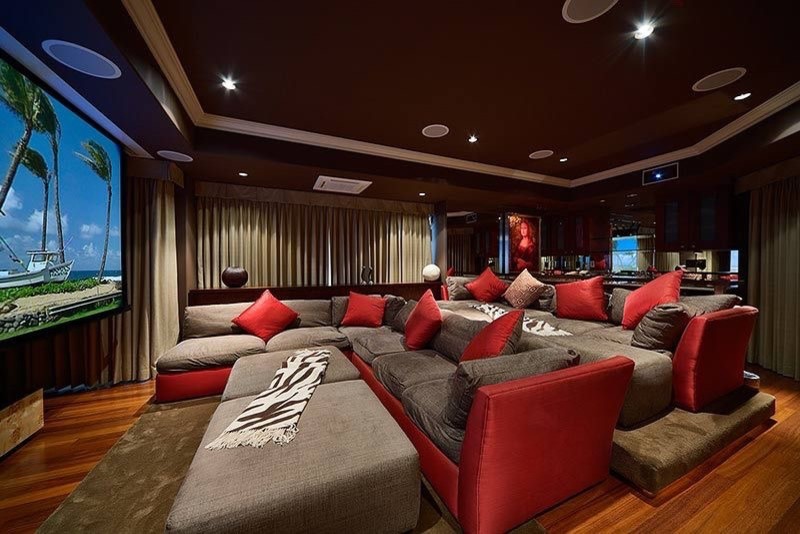 Example of a classic home theater design in Charlotte