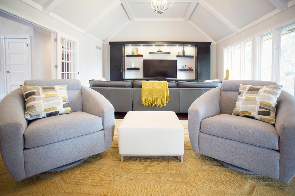 Carmel Indiana Modern Home Modern Home Theater Indianapolis by Houseworks Houzz