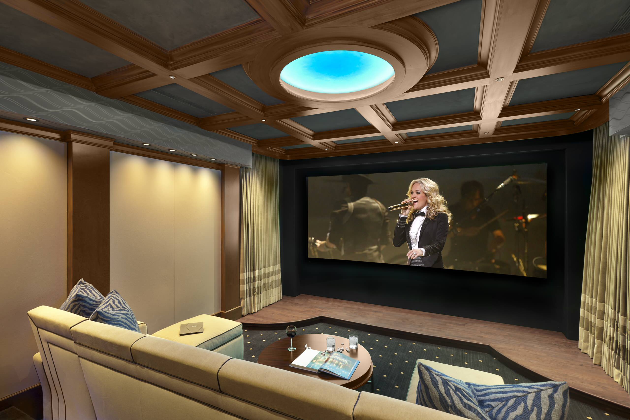 10x10 theater room