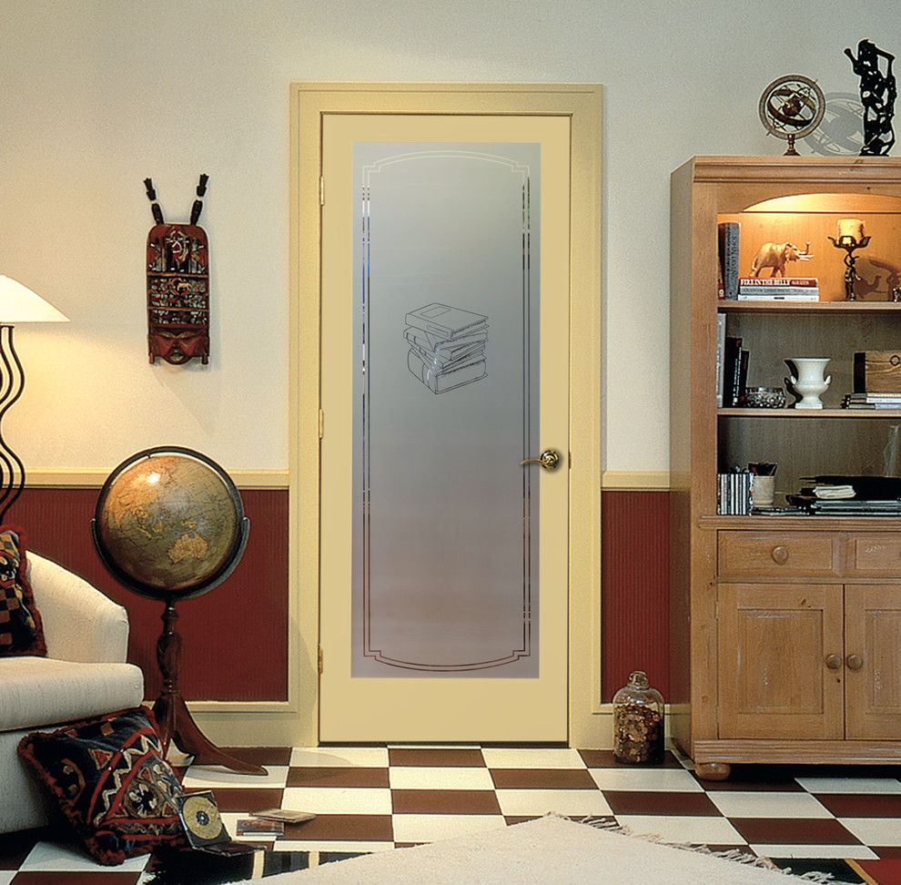 Columbia Decorative Gl Interior Door Eclectic Home Theater Orange County By Homestory Doors Of Columbia Decorative Gl Interior Door