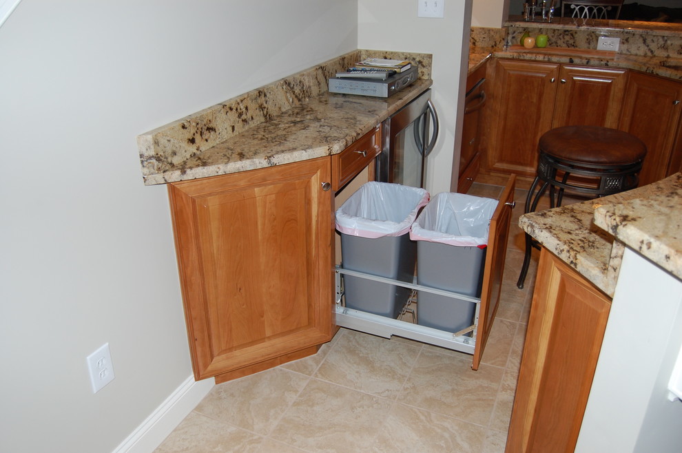 Curved Basement Bar Home Theater Philadelphia by TRS Designs, Inc