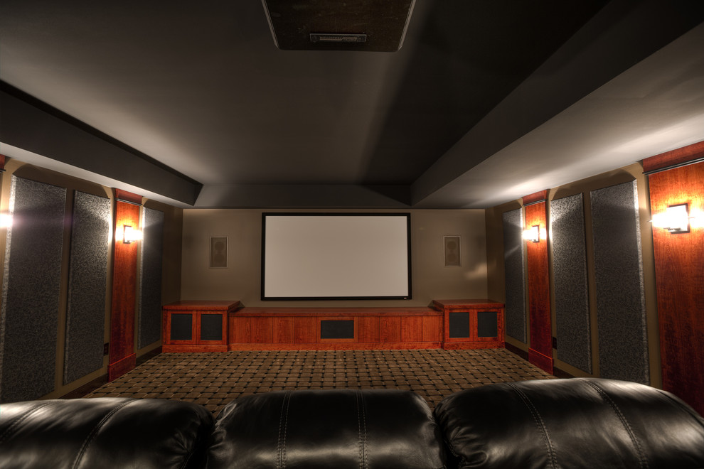 Custom Home Theater Contemporary Home Theater Philadelphia by