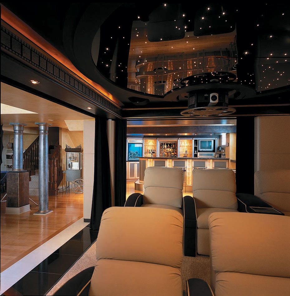 Custom Home Theatre Contemporary Home Theater Toronto by User Houzz