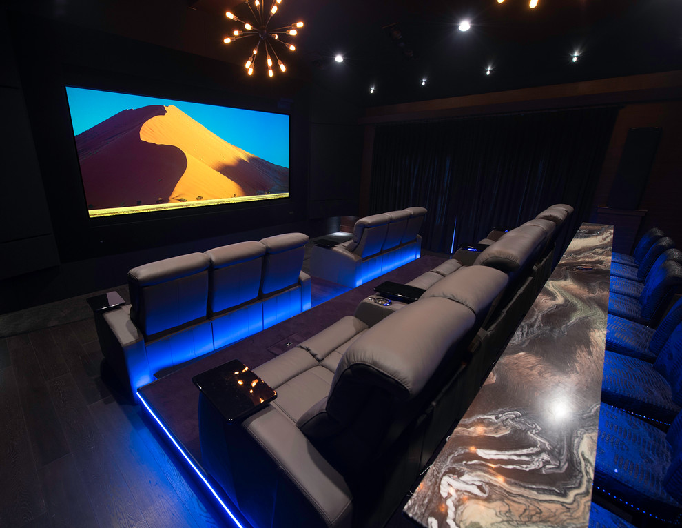 Dallas Home Theater in Guest House, Palliser Seating Contemporary