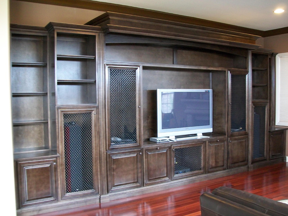 This is an example of a classic home cinema in Orange County.