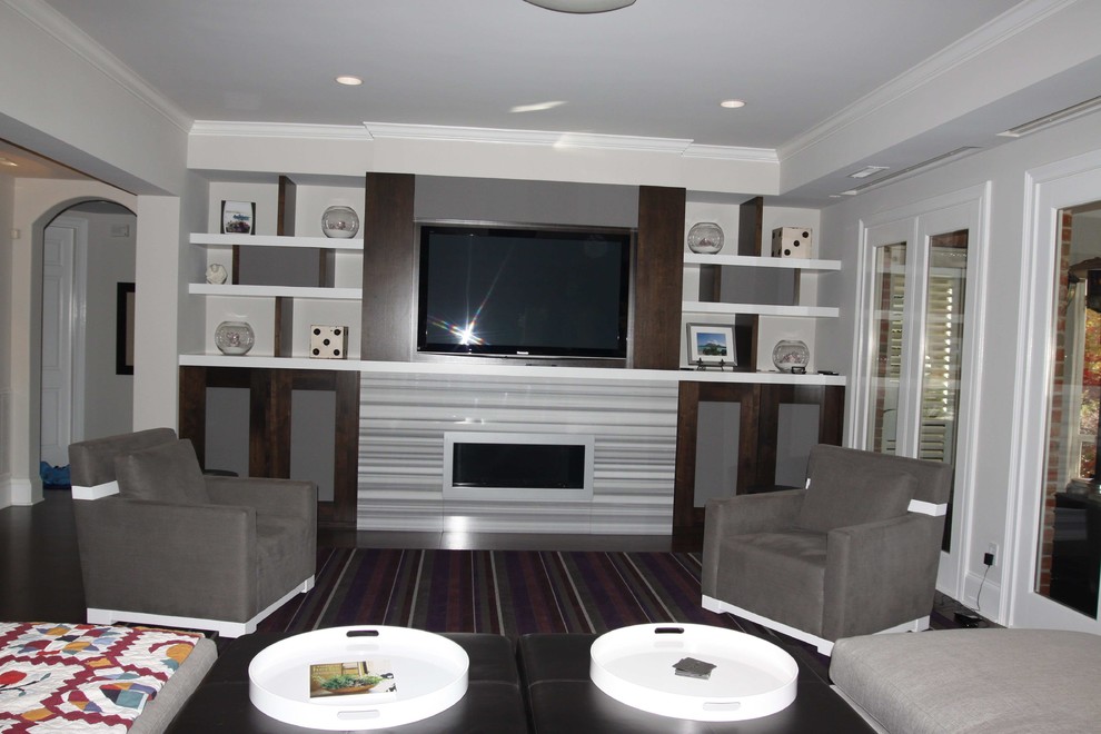 Home theater - home theater idea in Charlotte