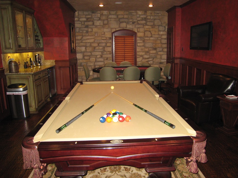 Flower Mound Man Cave Eclectic Home Theater Dallas by Douglas