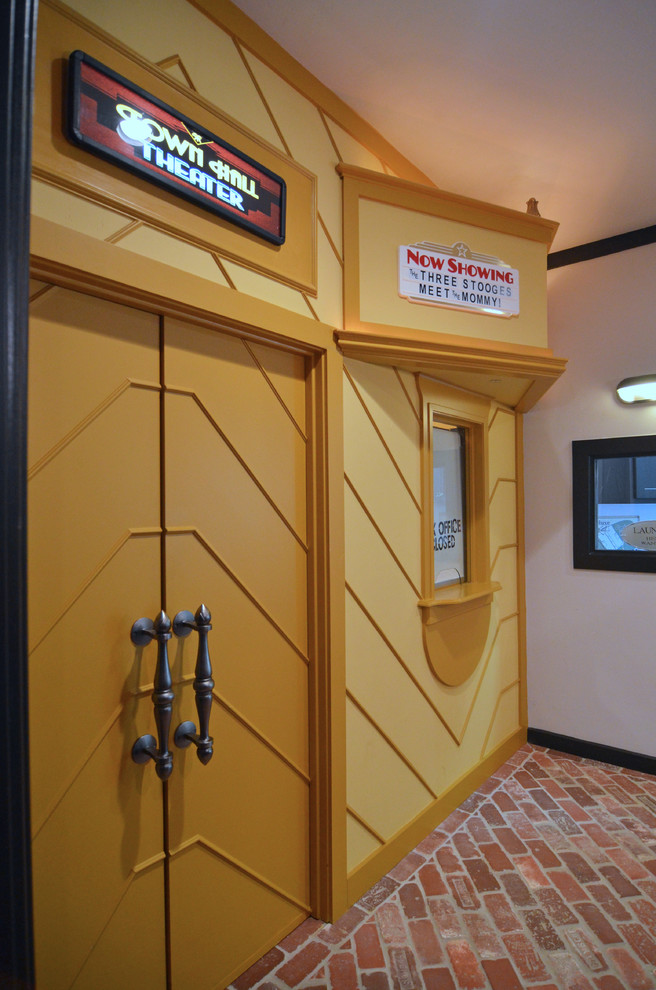 Flower Mound, TX Greg and Holly Homer Eclectic Home Theater