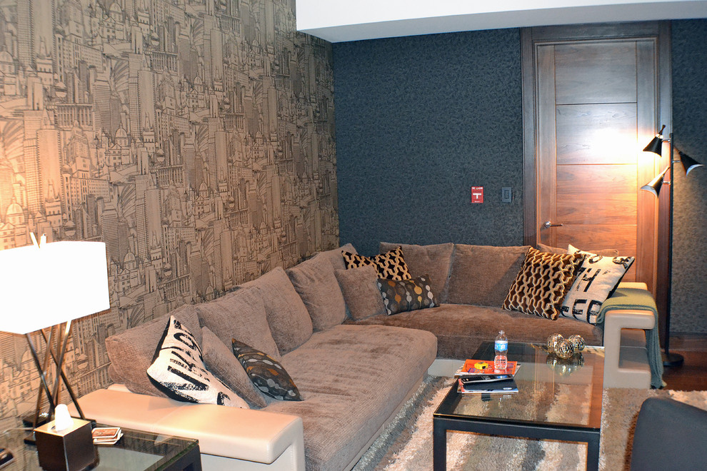 Four Seasons Come and Stay Theater Room Home Theater Denver by