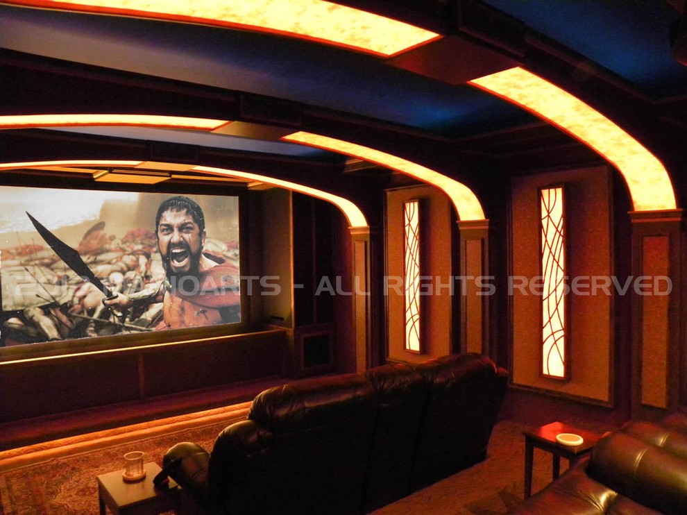 Fuller Cinema Traditional Home Theater Sacramento by User Houzz