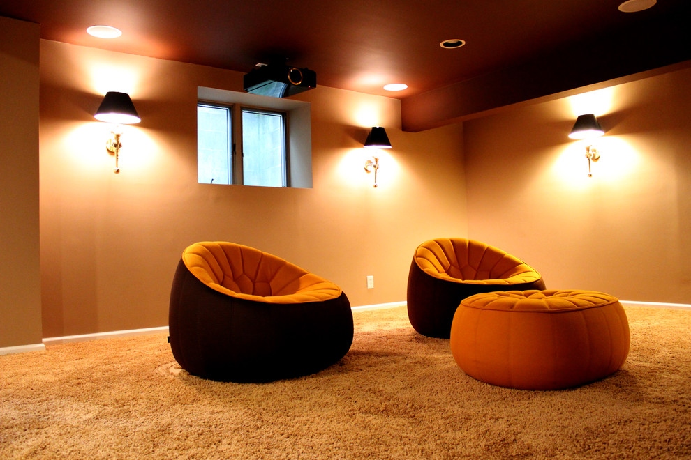 Great Neck Home Theater Modern Home Theater New York by IDS