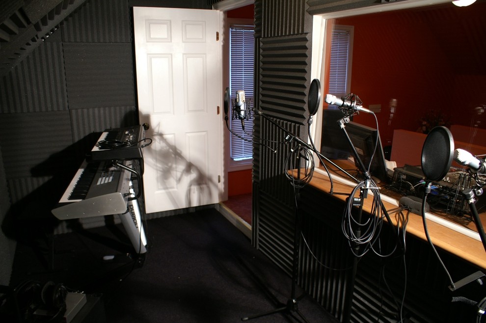 Hedges Home Recording Booth Traditional Home Theater Richmond