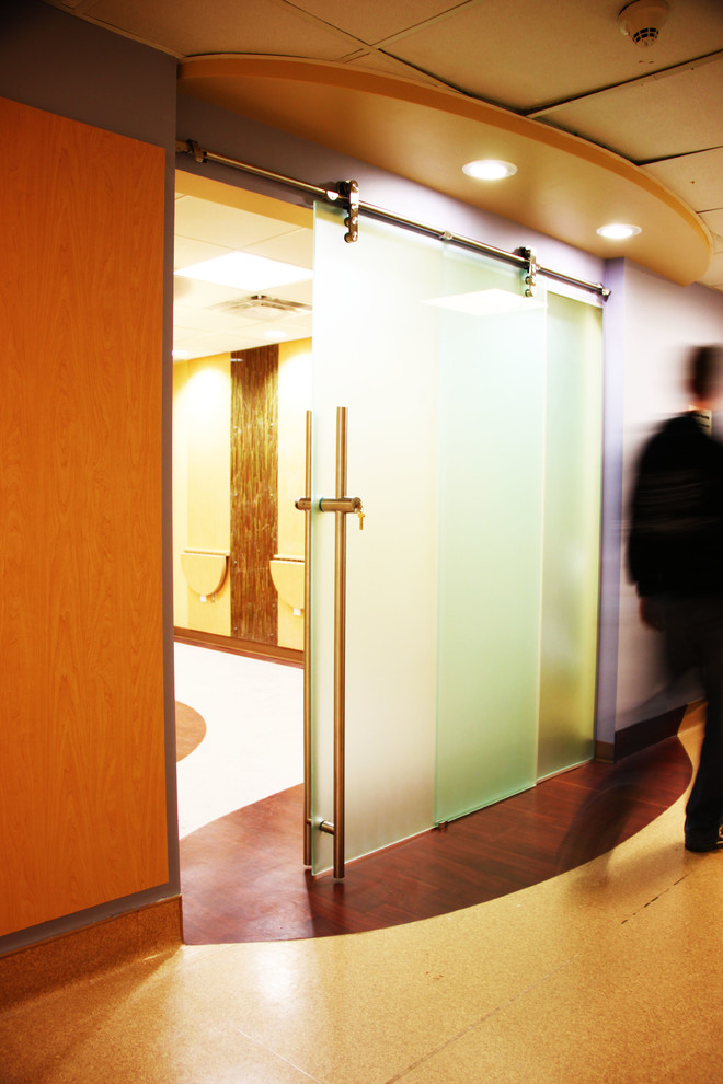 HiTech Laguna Sliding Door System Modern Home Theater Vancouver by HiTech Glazing