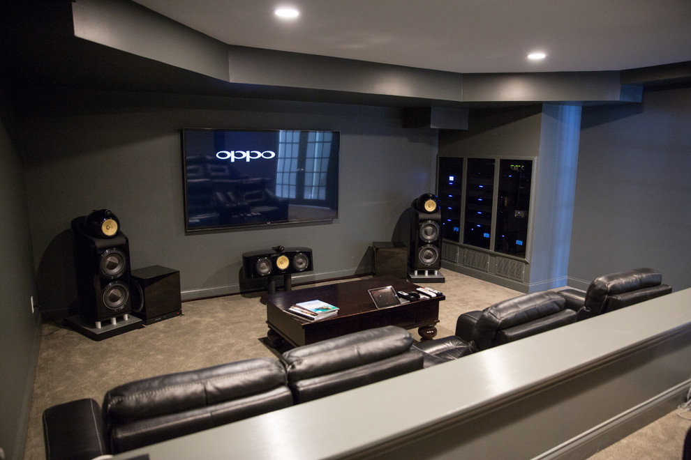 High End Cincinnati Home Theater Modern Home Theater Cincinnati