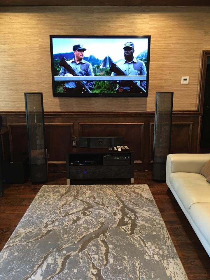 Highland Park Texas AudioPhile Modern Home Theater Dallas by