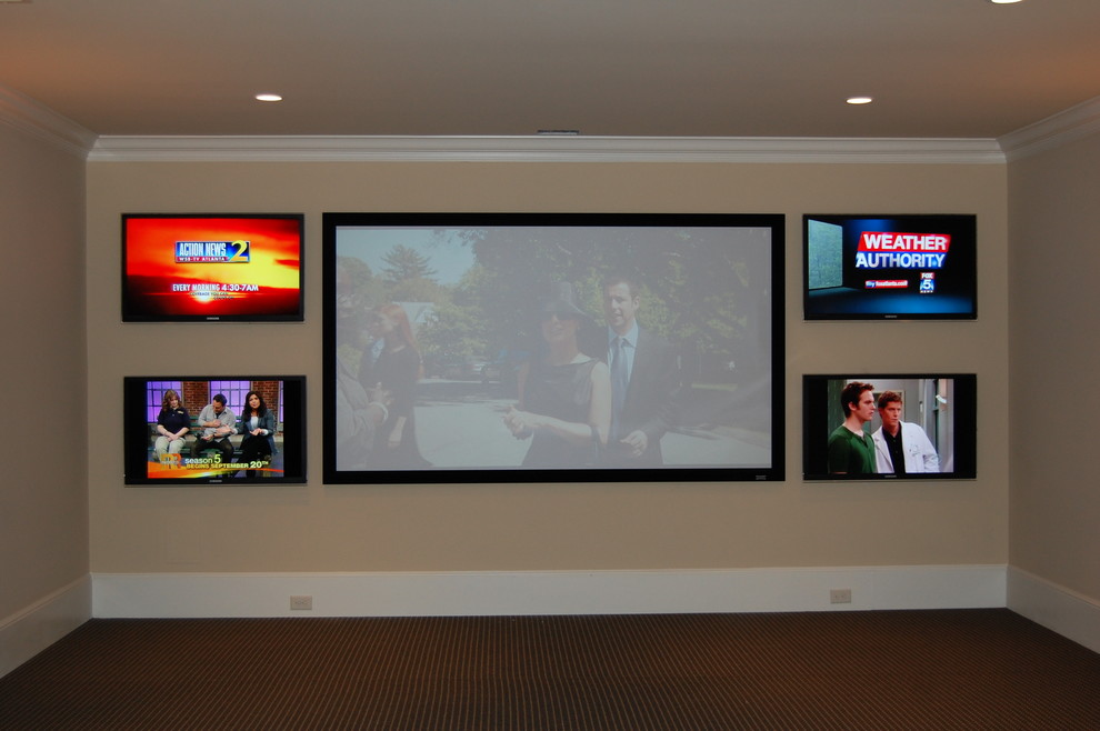Home Theater Traditional Home Theater Atlanta by Atlanta Audio