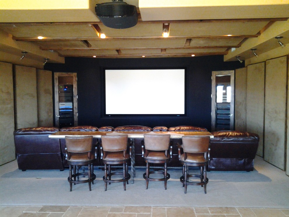 Home Theater Traditional Home Theater Phoenix by Optima