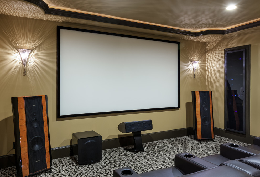 Home Theater Modern Home Theater Houston by Refined Systems LLC Houzz