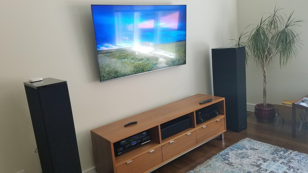 Home Theater Transitional Home Theater New York by Smartest